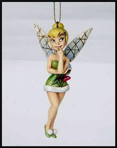 Tinker Bell With Mistletoe Hanging Ornament