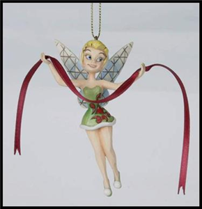 Tinker Bell With Ribbon Hanging Ornament