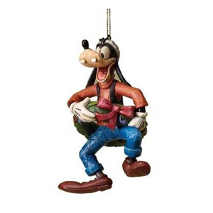 Goofy With Wreath Hanging Ornament