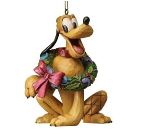 Pluto With Wreath Hanging Ornament