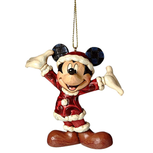 Santa Mickey Hanging Ornament