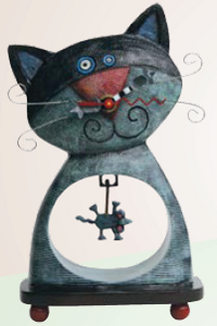 Cat & Mouse Clock
