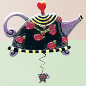 Rose Tea Clock