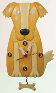 Golden Paw Clock