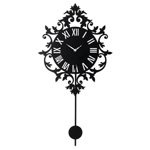 Swirls Pendulum Clock