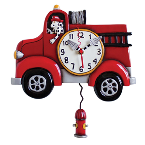 Fire Truck Clock