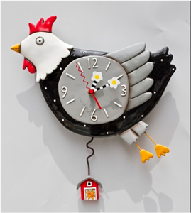 Flew The Coop Clock