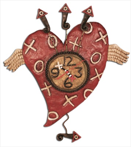 Hugs & Kisses Clock