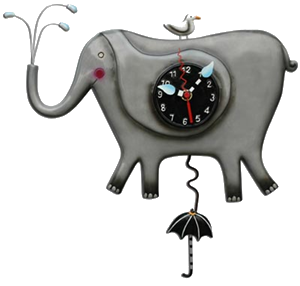 Umbrellaphant Clock N