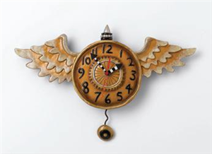 Time Flies Clock